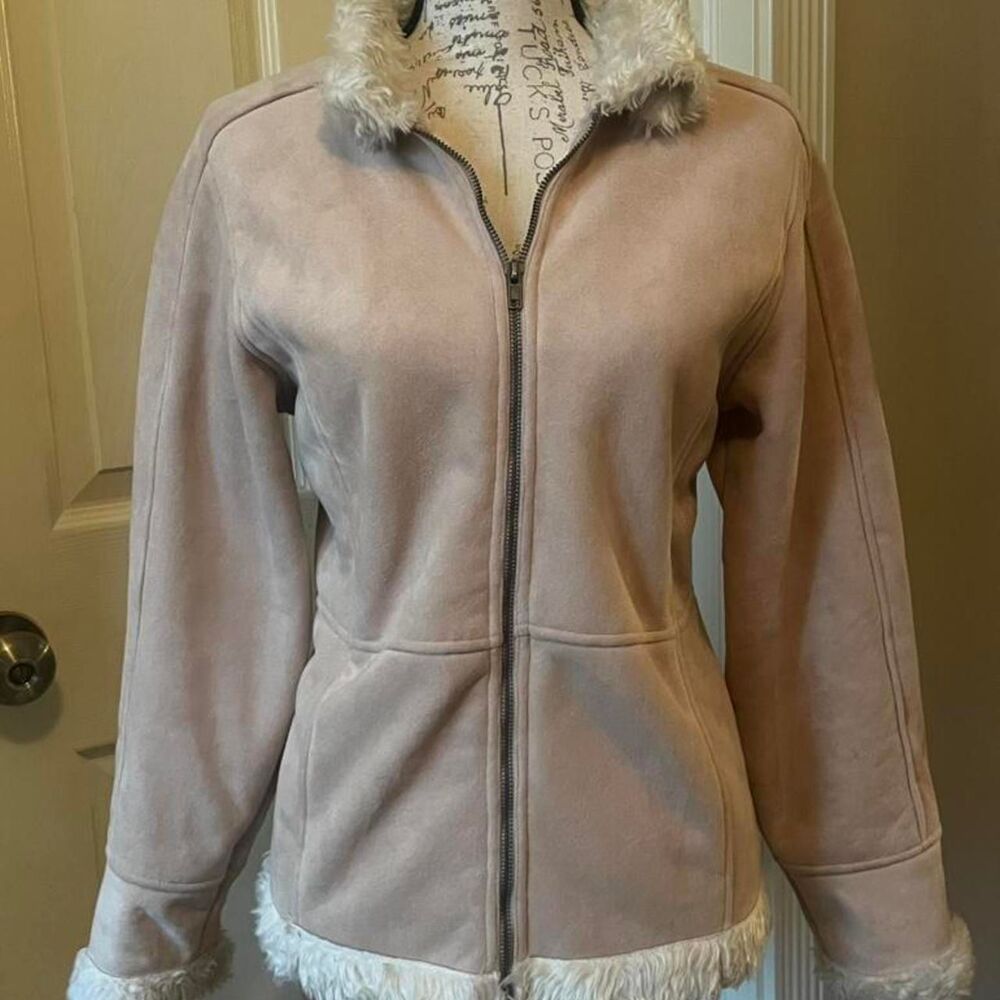 Unbranded Women's Tan and Cream Jacket